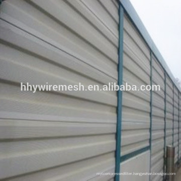 Factory Directly Supply Aluminum Galvanized metal highway temporary noise barrier